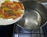 Foto del paso 4 de la receta: Mostacholes multicolor con espárragos