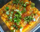 A picture of step 9 of Dosa with Aloo Masala.
