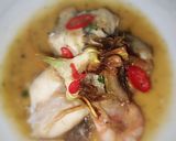 Foto del paso 7 de la receta: Cazuelita de peix con picada de almendras y chips de alcachofa