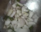 A picture of step 3 of Batata ni sukhi bhaji goan style.