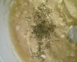 Túrós tojásos nokedli sonkával és medvehagymával recept fázis 3 fotója