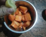A picture of step 2 of Papaya Pudding.