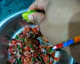 A picture of step 4 of Italian salsa.