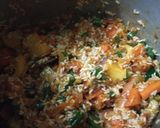 A picture of step 5 of Bengali khichuri recipe.