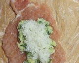 Medvehagymás fűszeres, sajtos vajjal töltött rántott karaj recept fázis 2 fotója
