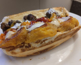 Foto del paso 11 de la receta: Sánduche🥯de carne,🍖queso🧀y plátano🥙maduro🌮