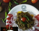 A picture of step 6 of Chicken masala kaleji.