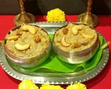A picture of step 6 of Sweet Pongal.