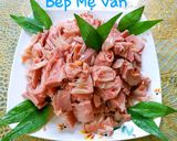 Hình bước làm 1 của món Mít non trộn