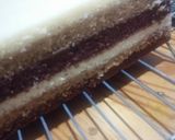 Foto langkah ke 11 dari resep Moist Tiramisu Steam Cake with Choco Ganache.