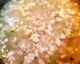 Hình bước làm 2 của món Canh Rau Bồ Ngót Nấu Thịt Bằm