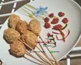 A picture of step 7 of Stick yam balls.