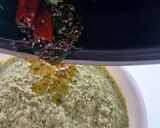 A picture of step 9 of Pudina Kobbari Pachadi/Mint Coconut Chutney (South India Special).