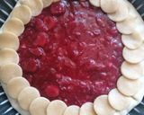 Une image de l'étape 4 de Tarte cerises.