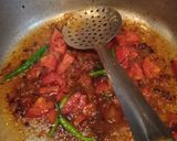 A picture of step 2 of Chane ki daal pulao.