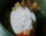 A picture of step 5 of Aalo qeemah.