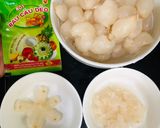 Hình bước làm 1 của món Thạch vải