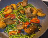 A picture of step 3 of Quick & Easy Stir Fried Fish and Celery in Spicy sauce “Thai Style”.