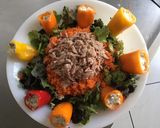 Une image de l'étape 6 de Salade multicolore au thon et légumes du soleil.