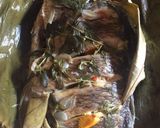 Foto langkah ke 5 dari resep Pepes ikan gurame daun kemangi.