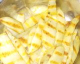 A picture of step 1 of Sweet potato and grilled potato chaat.