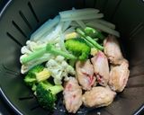 氣炸雞翼佐薯條&蔬菜(15分鐘上菜)的食譜步驟3照片