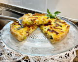 Foto del paso 18 de la receta: Pizza rústica de jamón serrano, patatas y calabacín