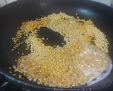 A picture of step 1 of Moong Dal Kheer.