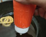 A picture of step 13 of Makhana kheer and jalebi parfait.