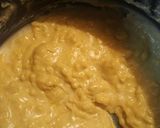 A picture of step 5 of Bangers and Mash, chickpea.