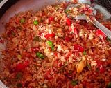 बीट वेज फ्राइड राइस(beet veg fried rice recipe in hindi) रेसिपी चरण 5 फोटो