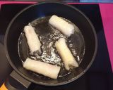 Foto del paso 3 de la receta Rollos de papel de arroz con Frankfurt y queso
