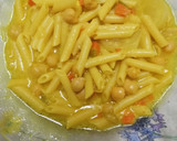 Foto del paso 2 de la receta: 254. Sopa vegetariana de garbanzos y pasta al curry