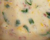 A picture of step 6 of Crockpot potato soup.