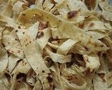 A picture of step 1 of Cheesey leftover chapati pasta.