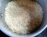 A picture of step 1 of Mixed Veg Pulao.