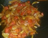 A picture of step 2 of Khara masala tendhy.