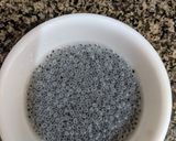 A picture of step 1 of Rose milkshake.