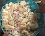 A picture of step 2 of Cream Fruits Chart #ramadankitayari.
