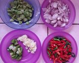 Foto langkah ke 2 dari resep Tumis cumi asin (pete).