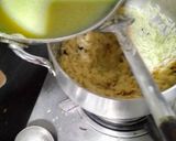 A picture of step 5 of Gur wale chawal.