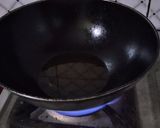 A picture of step 2 of Green papaya with black chana and potatoes.