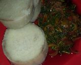 A picture of step 2 of White yam and vegetables stew.
