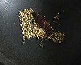 A picture of step 3 of Chukandar wala rasam.