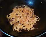 A picture of step 4 of Mushroom Biryani.
