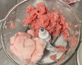 A picture of step 1 of Steamed Lion’s Head Meatballs.