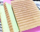 Foto langkah ke 6 dari resep Pandan Ogura Cake.