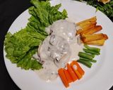 Foto langkah ke 3 dari resep Chicken Patty with Mushroom Sauce.