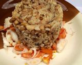A picture of step 6 of Onion Flavoured Rice and Beans.