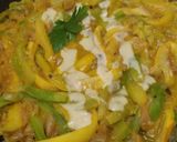 Foto del paso 7 de la receta: Espaguettis🍝de calabacin con cebolla🧅caramelizada🍜🍝🥘